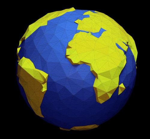 Low Poly Earth preview image
